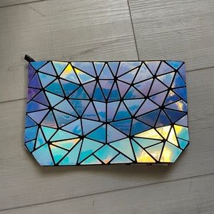Iridescent Geometric Clutch